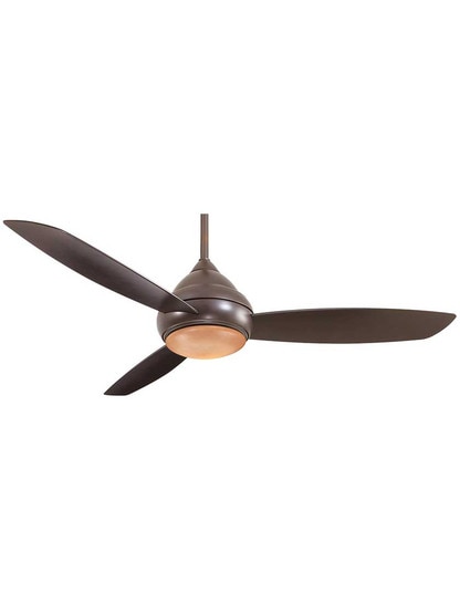 Concept I 58-Inch Wet-Rated Ceiling Fan w/ LED Light Kit in Oil-Rubbed Bronze.